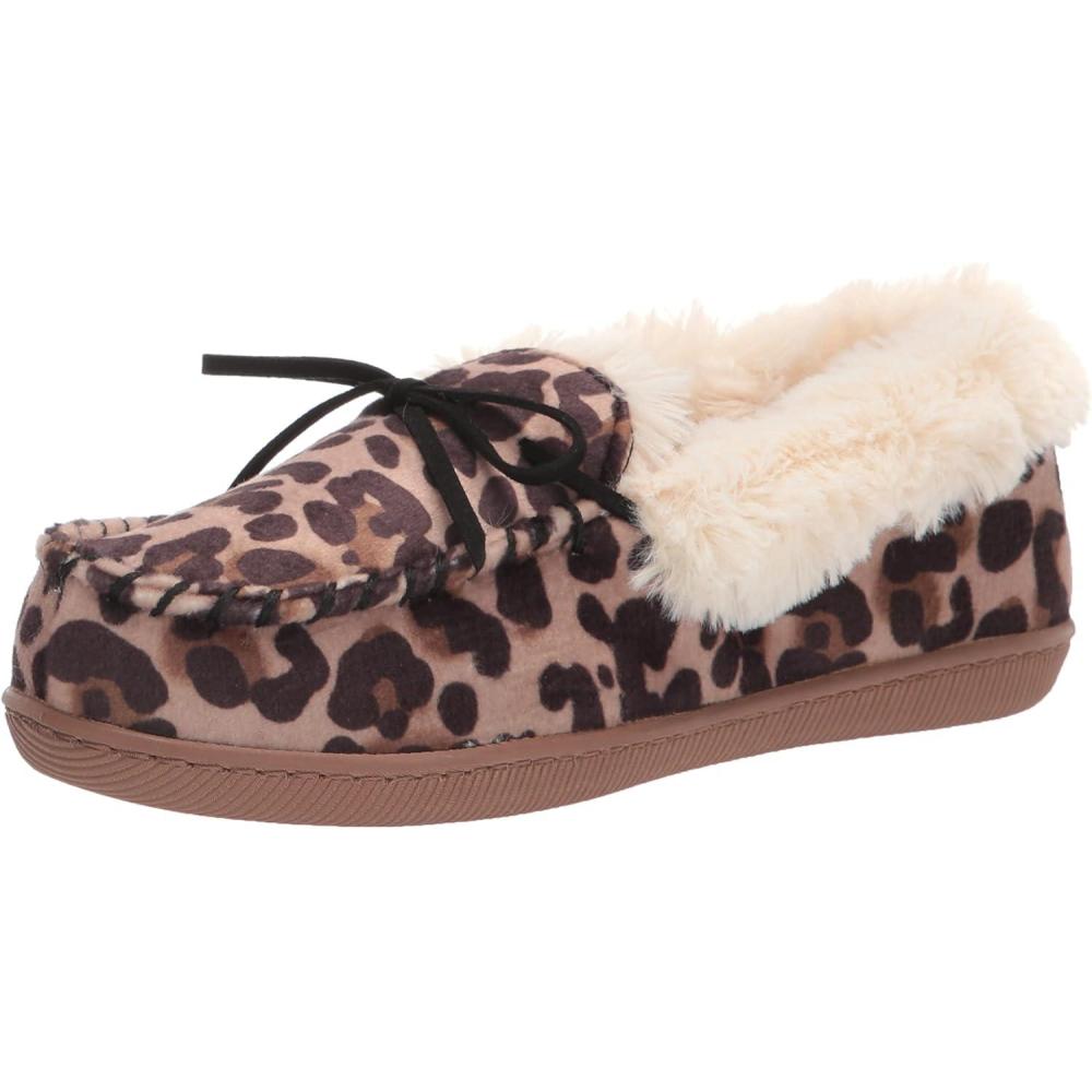 imageDearfoams womens Kristen MoccasinLeopard