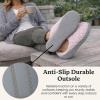 Dearfoams womens Leslie Washable Memory Foam Terry Clog With Wide Widths(Fresh Pink Terry)