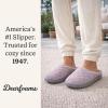 Dearfoams womens Leslie Washable Memory Foam Terry Clog With Wide Widths(Frosted Plum Terry)