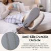 Dearfoams womens Leslie Washable Memory Foam Terry Clog With Wide Widths(Muslin White Terry)