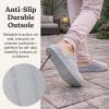 Dearfoams womens Leslie Washable Memory Foam Terry Clog With Wide Widths(Sleet Velour)