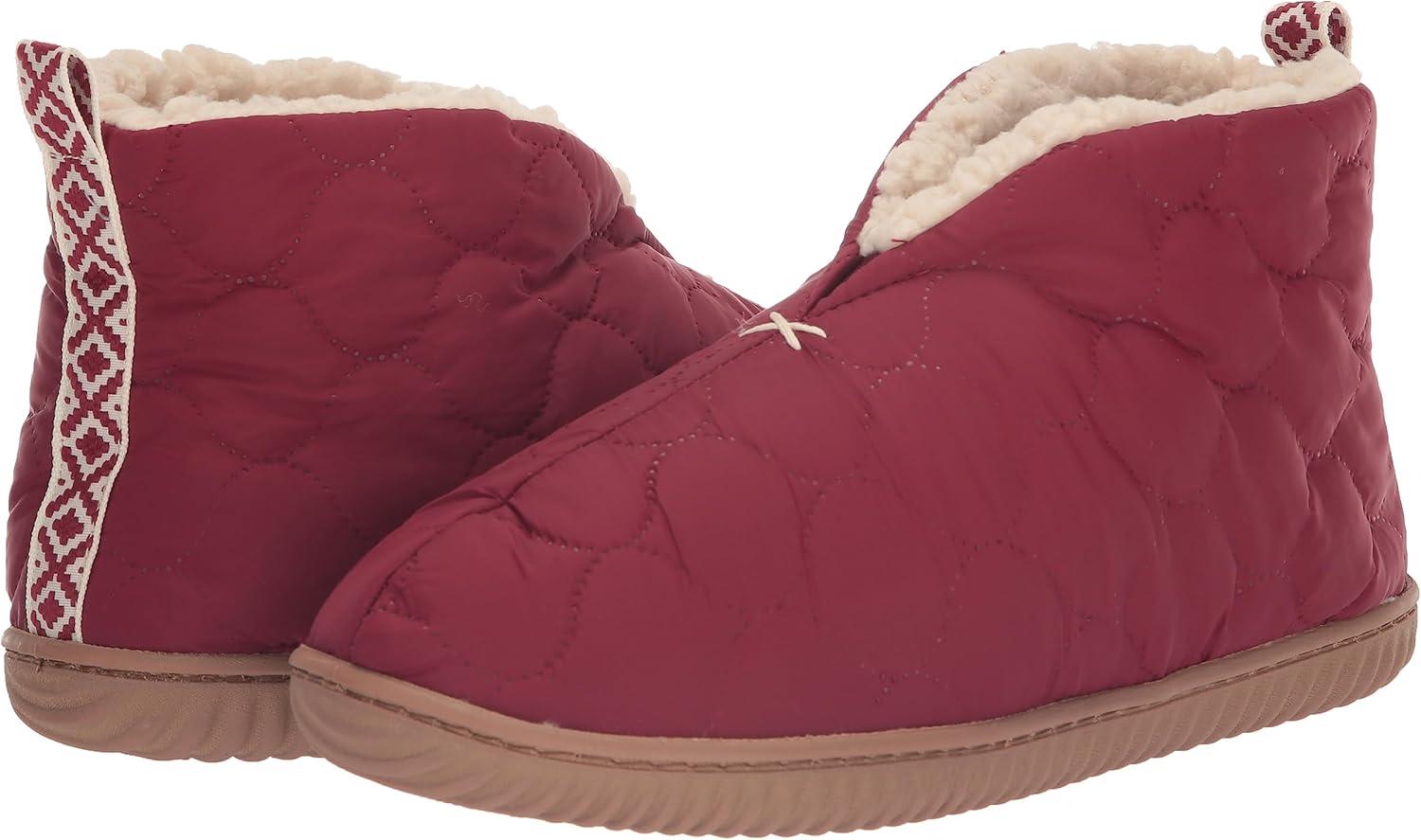 imageDearfoams Mens IndoorOutdoor Warm Up BootieCabernet
