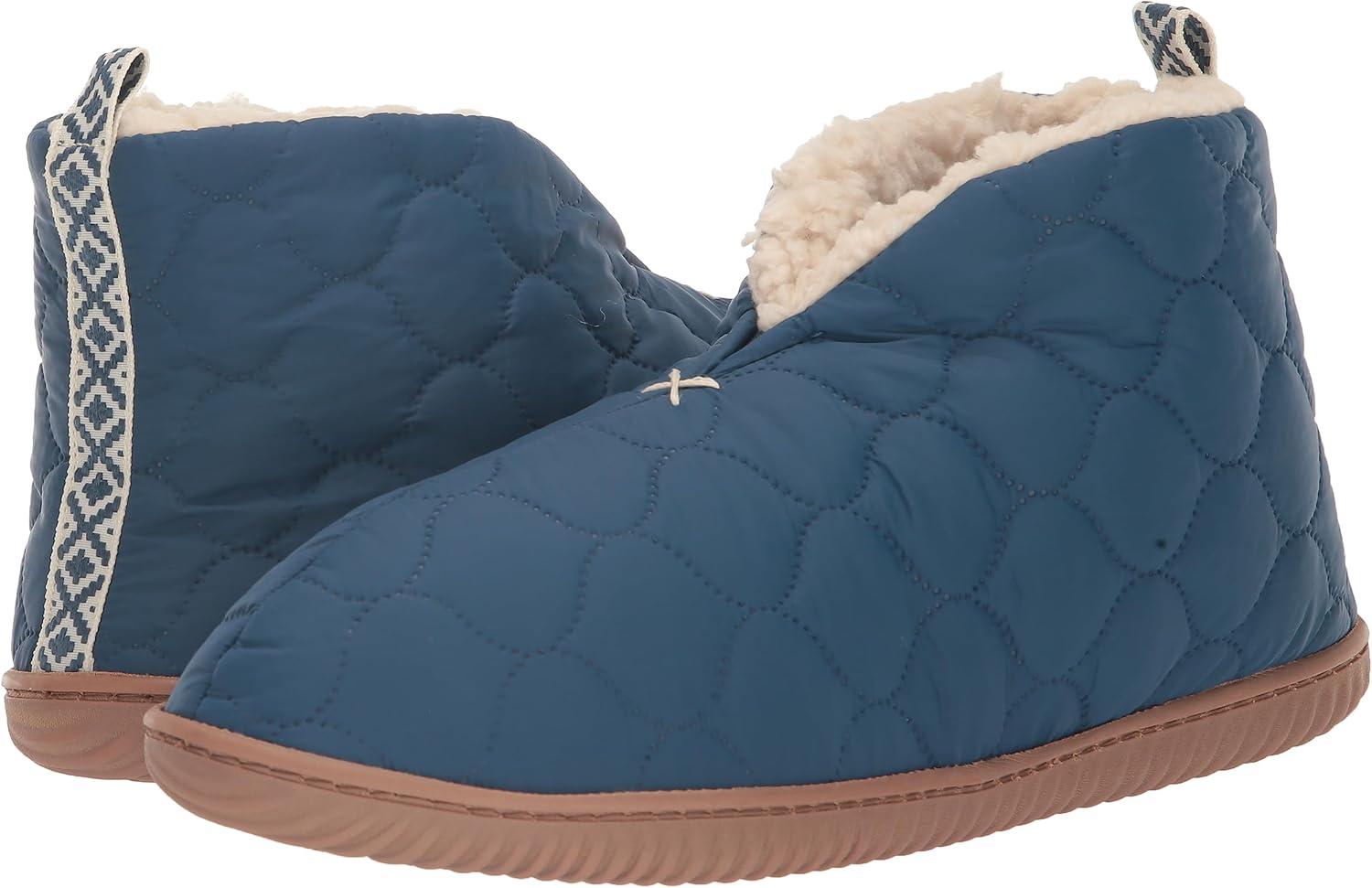 imageDearfoams Mens IndoorOutdoor Warm Up BootieDeep Oasis