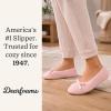 Dearfoams Women’s Layla Ballerina With Suede Outsole(Dusty Pink)