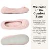 Dearfoams Women’s Layla Ballerina With Suede Outsole(Dusty Pink)