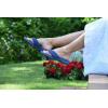 Dearfoams Women’s Original Comfort Olivia Thong Flip Flop Sandal With Arch Support(Indigo)