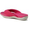 Dearfoams Women’s Original Comfort Olivia Thong Flip Flop Sandal With Arch Support(Pink)
