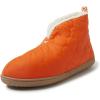 Dearfoams Men’s Indoor/Outdoor Warm Up Bootie(Orangeade)