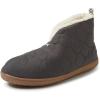 Dearfoams Men’s Indoor/Outdoor Warm Up Bootie(Pavement)