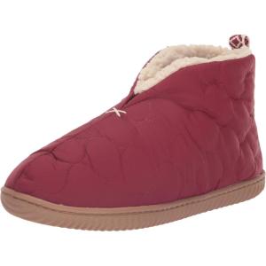 Dearfoams Men’s Indoor/Outdoor Warm Up Bootie(Cabernet)