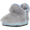 Dearfoams Pile Bootie with Trim Shoe(Sleet)