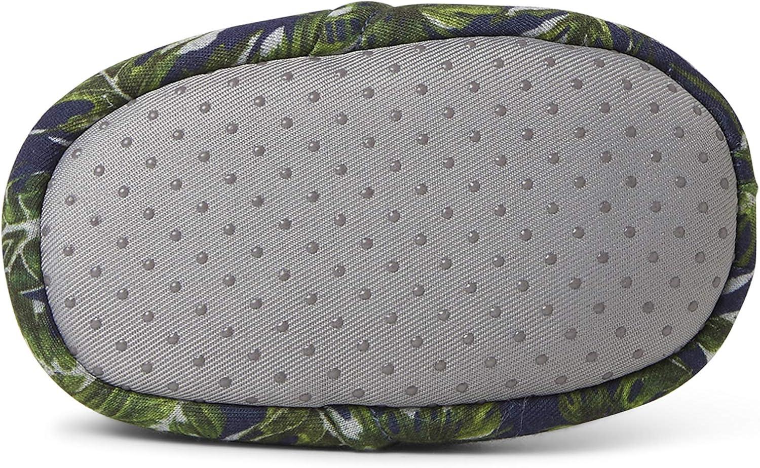 imageDearfoams BabyGirls Frankie Bear Closed Back SlipperFern Print