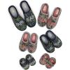 Dearfoams Baby-Girl’s Frankie Bear Closed Back Slipper(Fern Print)