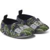 Dearfoams Baby-Girl’s Frankie Bear Closed Back Slipper(Fern Print)