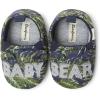 Dearfoams Baby-Girl’s Frankie Bear Closed Back Slipper(Fern Print)