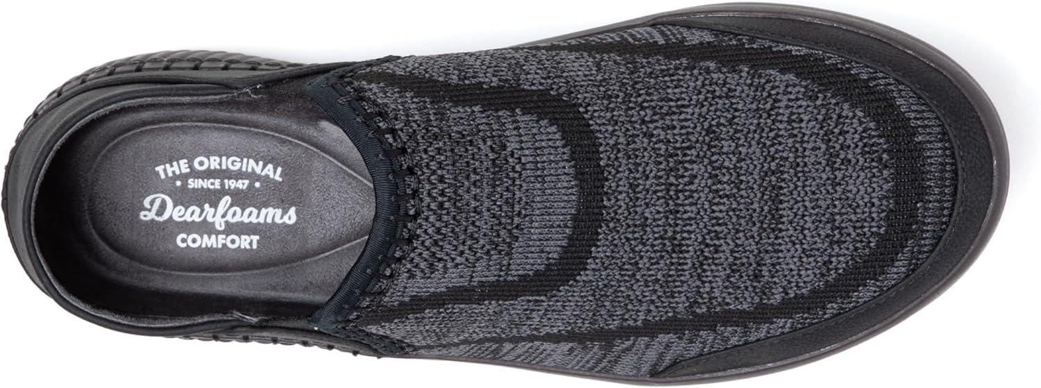 imageDearfoams Womens Lee Lightweight Easy onOff Knit SneakerBlack