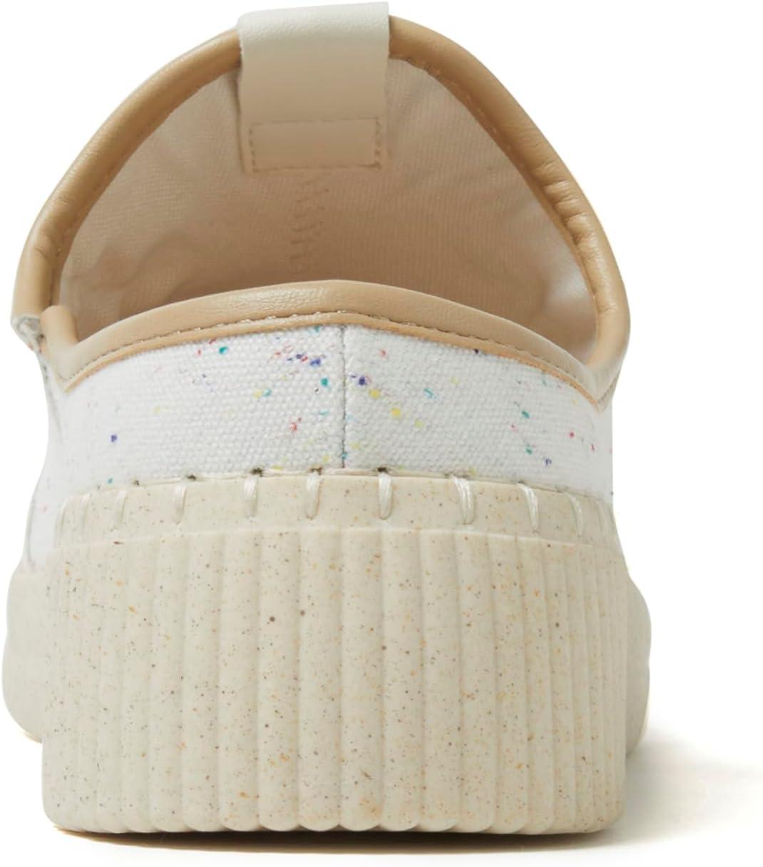 imageDearfoams Womens Lila Lightweight Slip on Comfort ClogIvory
