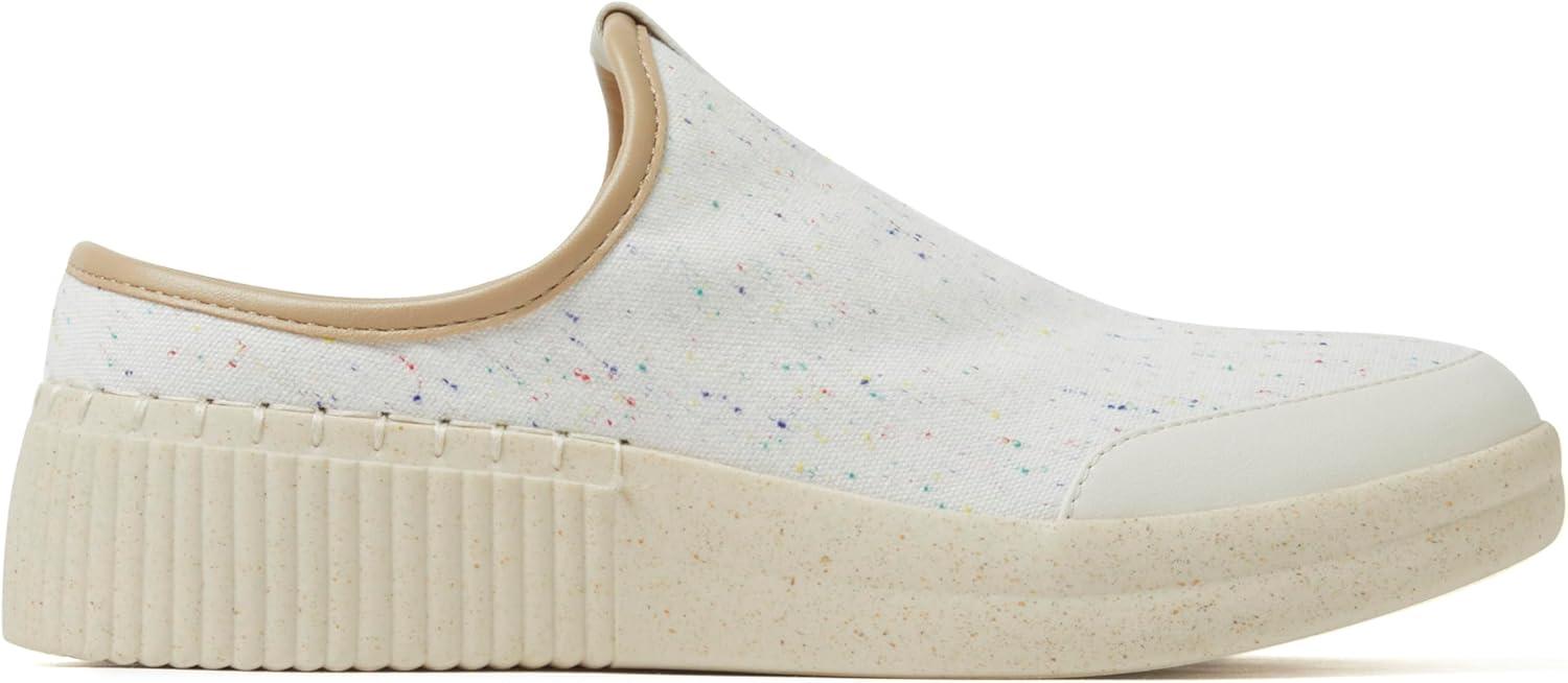 imageDearfoams Womens Lila Lightweight Slip on Comfort ClogIvory