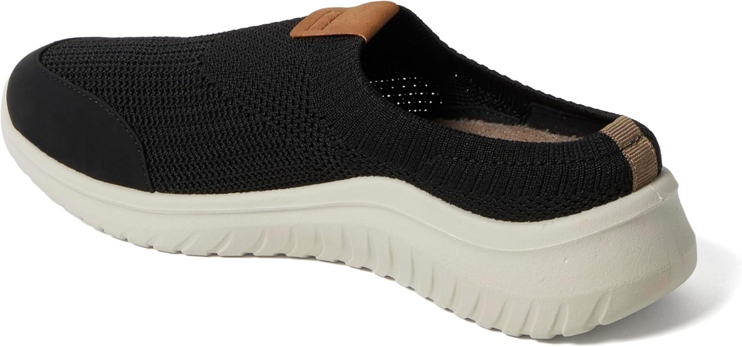imageDearfoams Womens Womens Lightweight Breathable Gracie Sneaker with Arch Support Machine Washable ShoesBlack