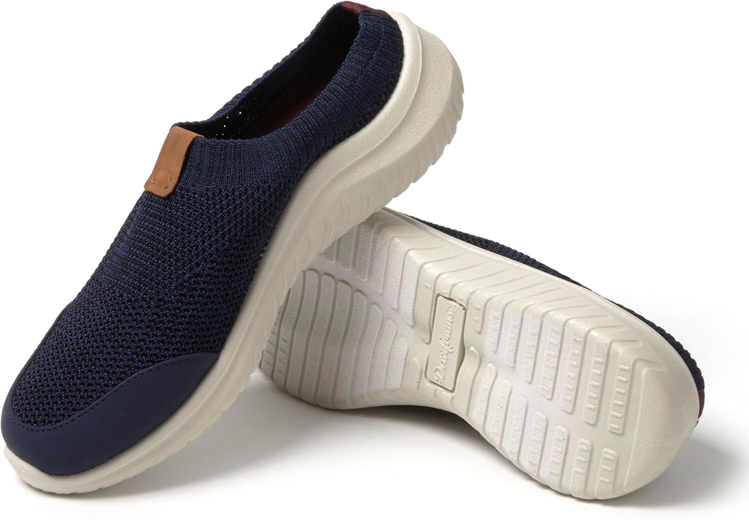 imageDearfoams Womens Womens Lightweight Breathable Gracie Sneaker with Arch Support Machine Washable ShoesNavy