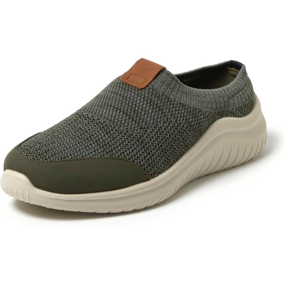 imageDearfoams Womens Womens Lightweight Breathable Gracie Sneaker with Arch Support Machine Washable ShoesMoss