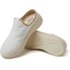 Dearfoams Women’s Lila Lightweight Slip on Comfort Clog(Ivory)