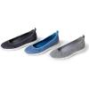 Dearfoams Women’s Original Comfort Lightweight Slip-on Mia Ballet Flat(Blue Leopard)