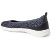 Dearfoams Women’s Original Comfort Lightweight Slip-on Mia Ballet Flat(Grey Leopard)