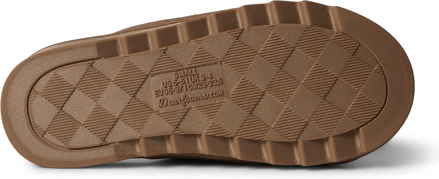 imageDearfoams Womens Norma Adjustable Wool SlideChestnut