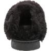 Dearfoams Men’s Suede Closed Toe Scuff Slipper(Black)