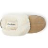 Dearfoams Men’s Suede Closed Toe Scuff Slipper(Desert)