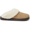 Dearfoams Men’s Suede Closed Toe Scuff Slipper(Desert)