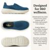 Dearfoams Men’s Tahoe Lightweight Comfort Slip-On Sneaker(Deep Oasis)