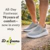 Dearfoams Men’s Tahoe Lightweight Comfort Slip-On Sneaker(Sleet)