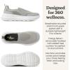 Dearfoams Men’s Tahoe Lightweight Comfort Slip-On Sneaker(Sleet)