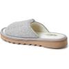 Dearfoams Women’s Norma Adjustable Wool Slide(Light Heather Grey)