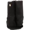 Dearfoams Women’s Sara Velour Bootie(Shiny Black)