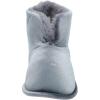 Dearfoams Women’s Sara Velour Bootie(Shiny Flintstone)