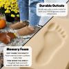 Dearfoams Women’s Suede Indoor Outdoor Doreen Clog(Chestnut)