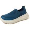 Dearfoams Men’s Tahoe Lightweight Comfort Slip-On Sneaker(Deep Oasis)