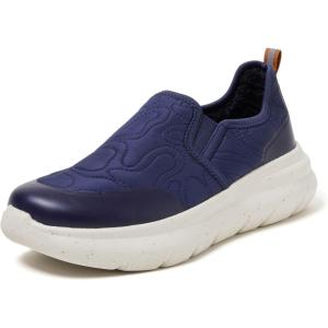 Dearfoams Men’s Tahoe Lightweight Comfort Slip-On Sneaker(Peacoat)