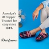 Dearfoams Men’s Case Casual Clog(Blue Red Stripe)