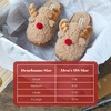 Dearfoams Matching Family Holiday Christmas Reindeer & Turkey Scuff(Men’s Reindeer)