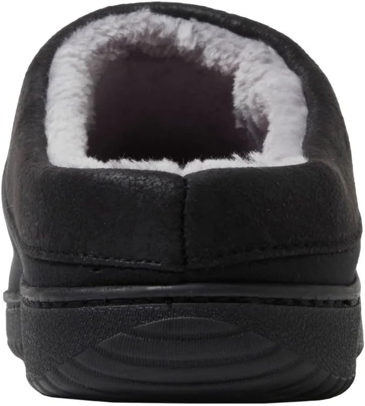 image:imageDearfoams Mens Memory Foam Slipper Black US Footwear Size System Adult Men Alpha Medium Small