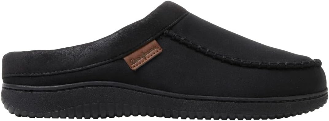 image:imageDearfoams Mens Memory Foam Slipper Black US Footwear Size System Adult Men Alpha Medium Small
