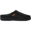 Dearfoams Men’s Memory Foam Slipper (Black, US Footwear Size System, Adult, Men, Alpha, Medium, Small)