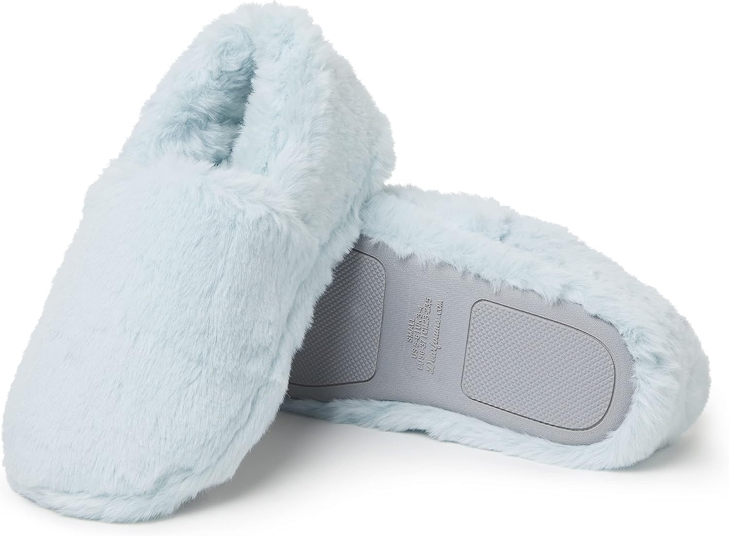 image:imageDearfoams Womens Ellie Fluffy SnuggleBlue Wash