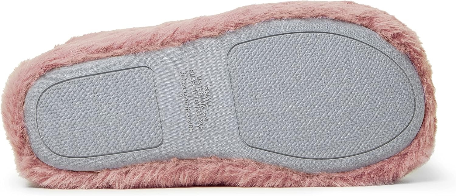 image:imageDearfoams Womens Ellie Fluffy SnuggleRosewood