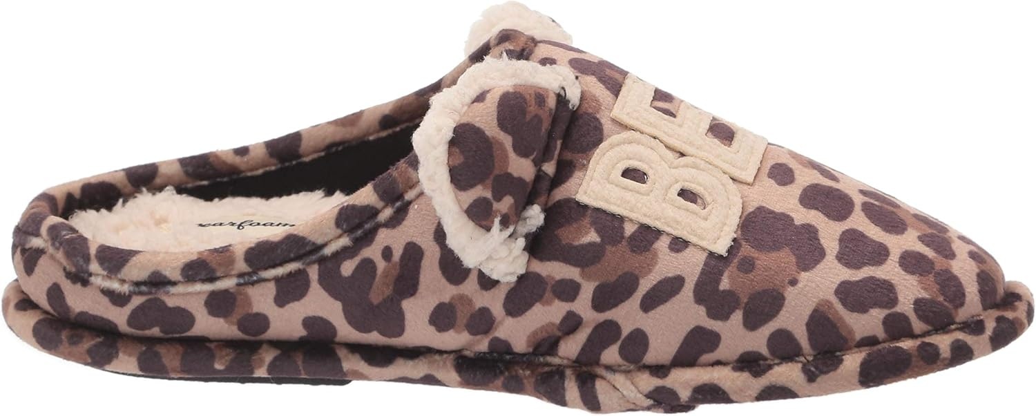 image:imageDearfoams Womens Lil Bear Adult ClogLeopard