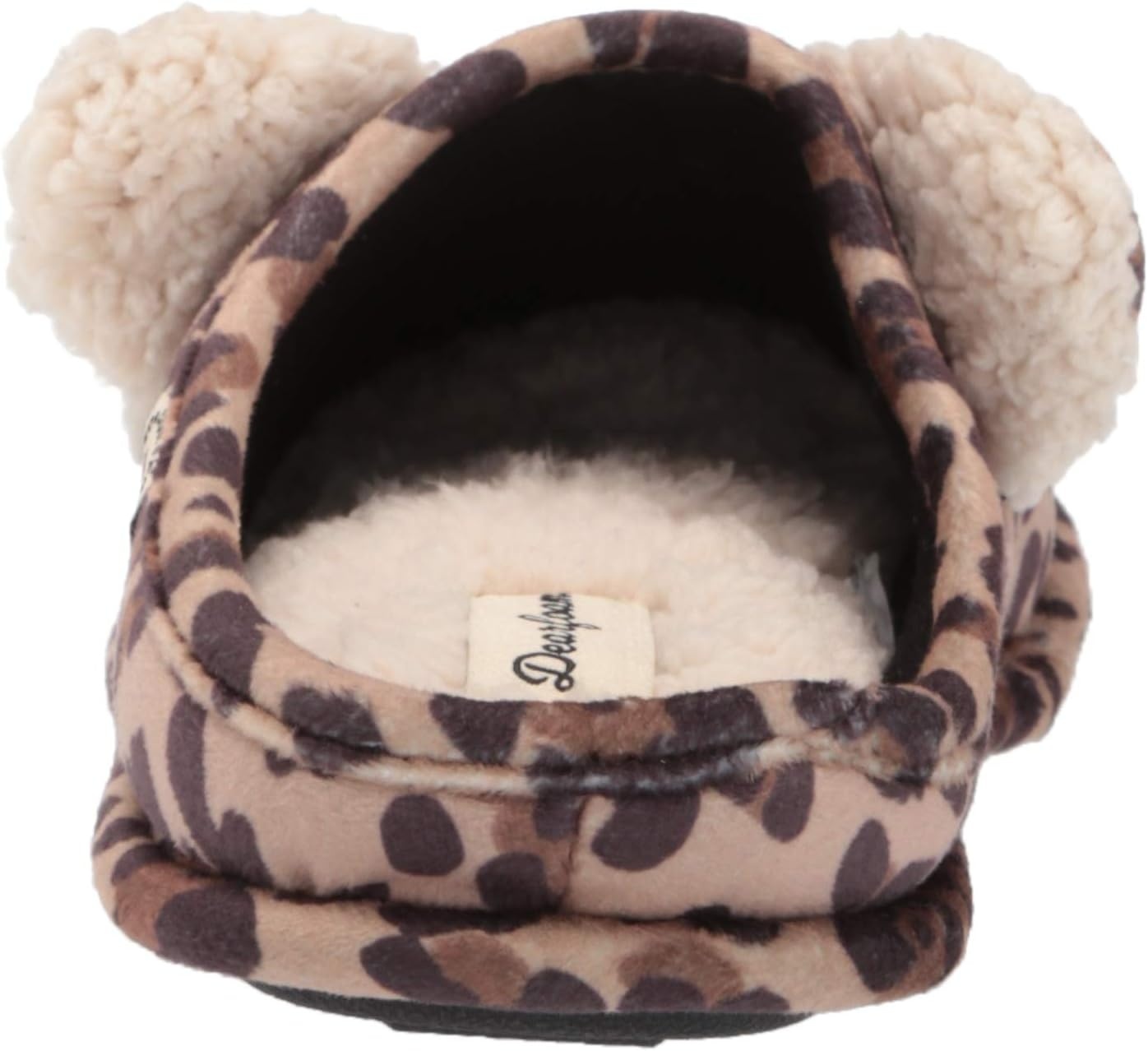 image:imageDearfoams Womens Lil Bear Adult ClogLeopard